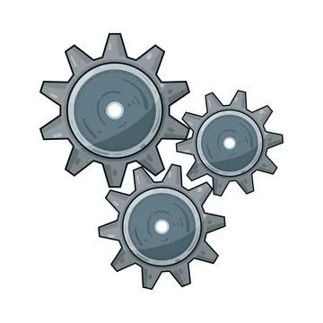 Settings illustration Stock Illustration