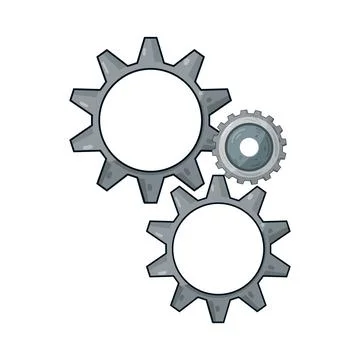 Settings illustration Stock Illustration