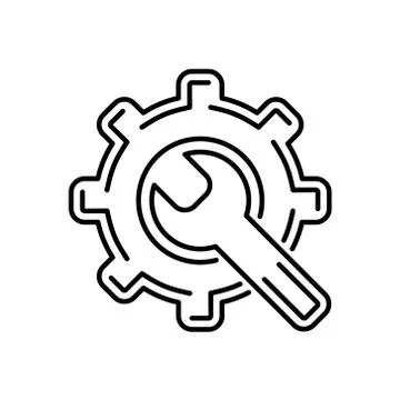 Settings (options)  icon Stock Illustration