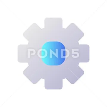 Settings pixel perfect flat gradient two-color ui icon Illustration ...