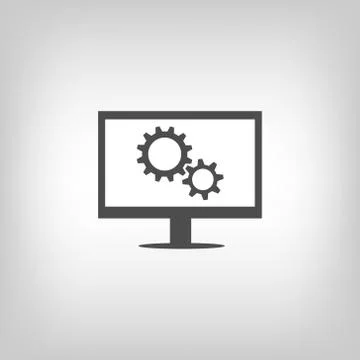 Settings sign Stock Illustration