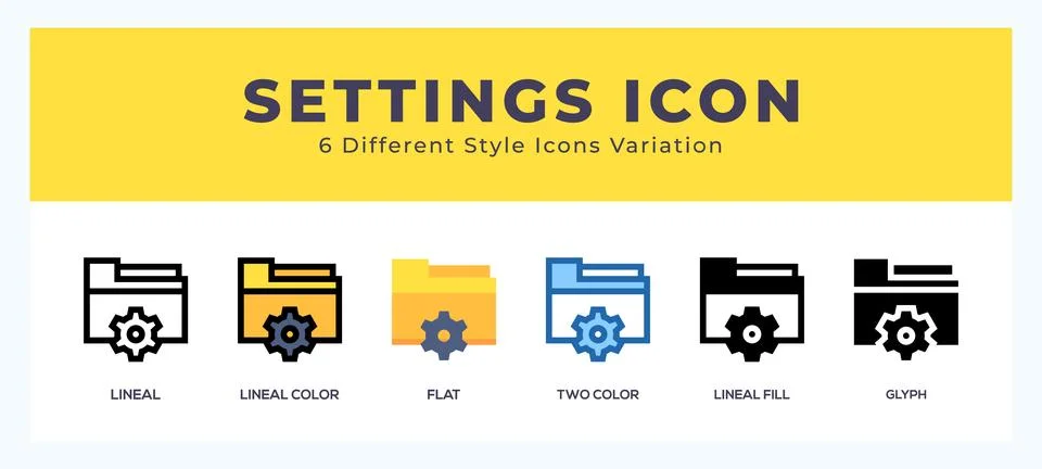 Settings symbol. vector icon symbol. logo illustration. vector graphics Stock Illustration