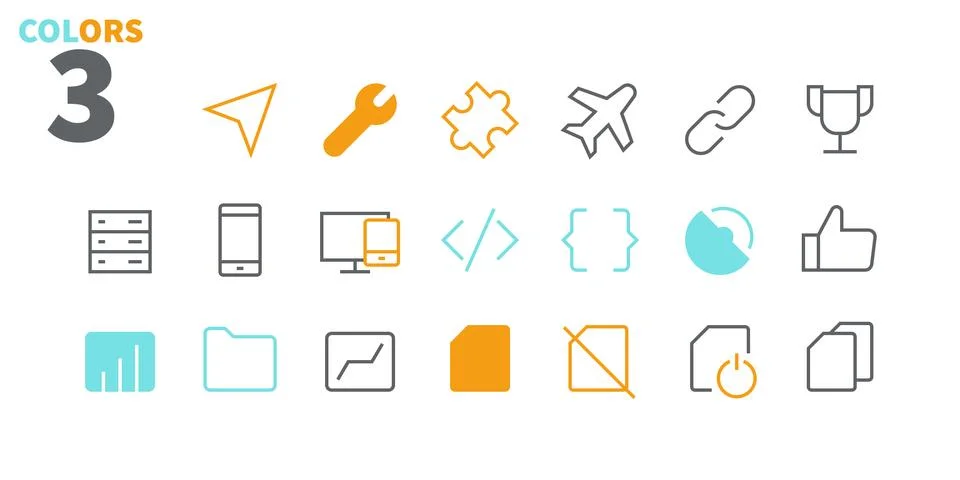 Settings UI Pixel Perfect Well-crafted Vector Thin Line Icons 48x48 Ready for Stock Illustration