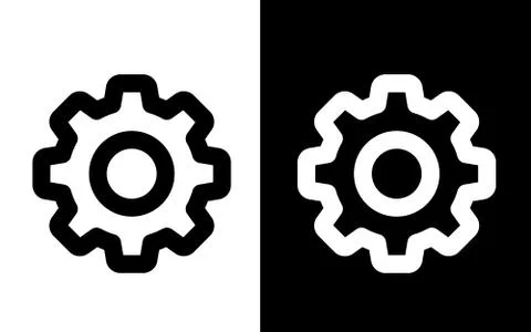 Settings Vector Icon Stock Illustration