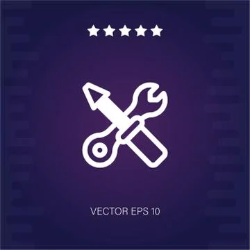 Settings vector icon Stock Illustration