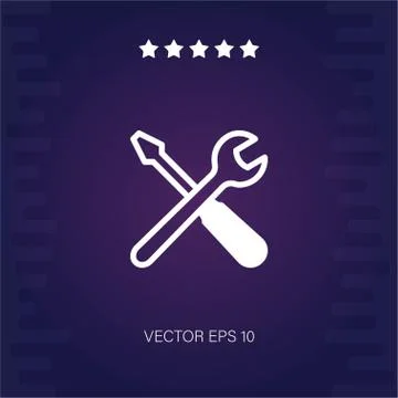 Settings vector icon Stock Illustration