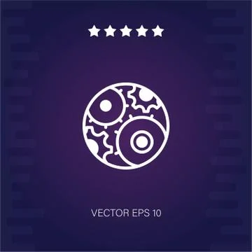 Settings vector icon Stock Illustration