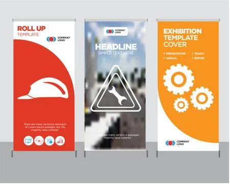 Settings, wrench, header roll up Stock Illustration