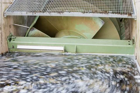 The settle hydro scheme is a small scale hydro project that is owned by a com Stock Photos