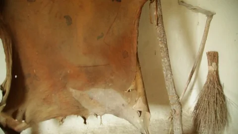 Settlement of ancient peoples Stock Footage
