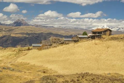 Settlement in peru Stock Photos