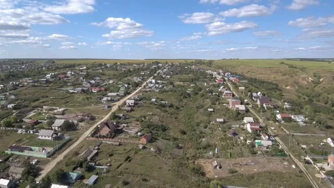 Settlement top view. Stock Footage 94909273