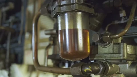 Settler of purification of oil. Stock Footage 142686120