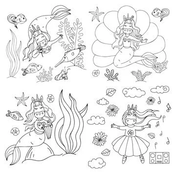 Setunicorns Stock Illustration