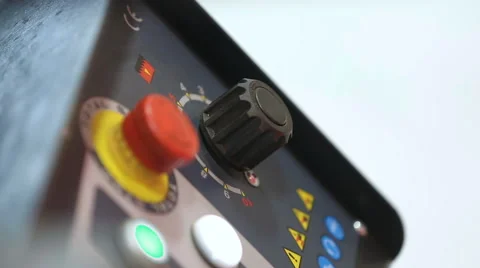 Setup and control of industrial equipment Stock Footage 62825751