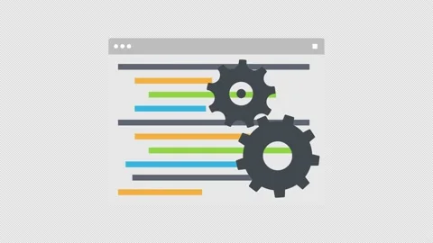 Setup animation on the page. Stock Footage 177515308