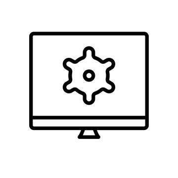 Setup Icon for Installation Guides, Configuration Tools, and Tech Support I.. 스톡 일러스트