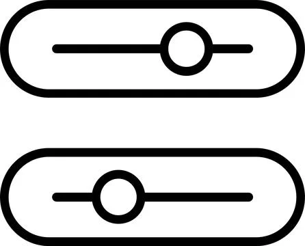 Setup Line Icon Design Stock-Illustration