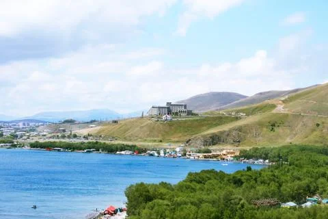 Sevan lake Stock Photos