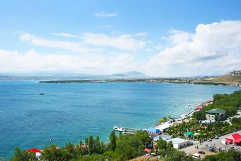 Sevan lake 写真素材