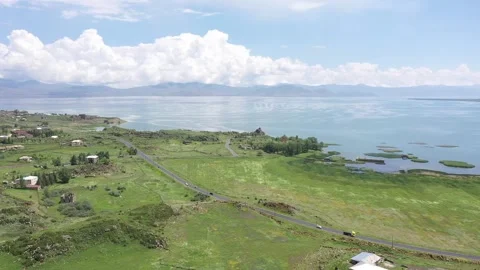 Sevan Peninsula 7 Stock Footage 331884932
