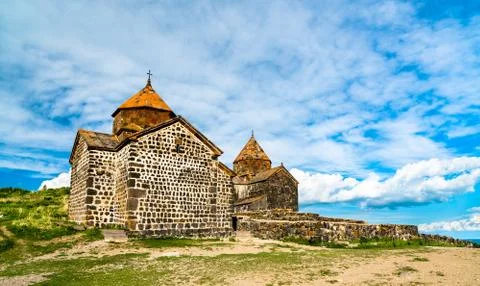 Sevanavank Monastery on Lake Sevan in Armenia 스톡 사진
