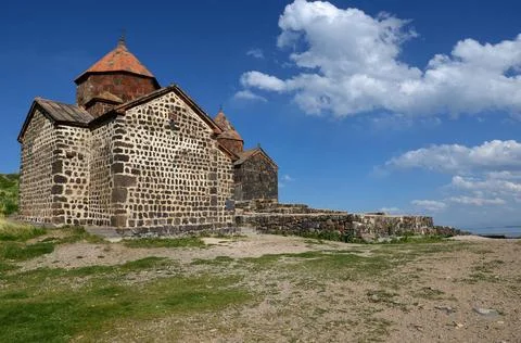Sevanavank monastery Monastic complex Sevanavank. Sevan lake. Armenia Copy... 스톡 사진