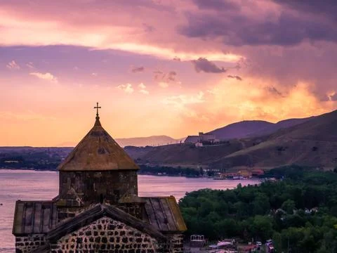 Sevanavansk Monastery, Lake Sevan, Armenia Stock Photos