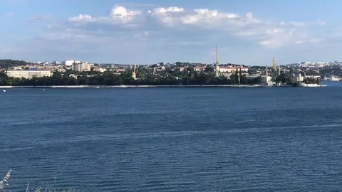 Sevastopol Bay 스톡 동영상 114480324