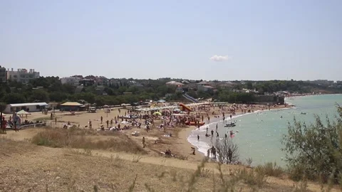 Sevastopol beach, Uchkuevka Stock Footage 161437136