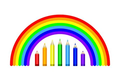 Seven colors. Vector EPS10 Stock Illustration