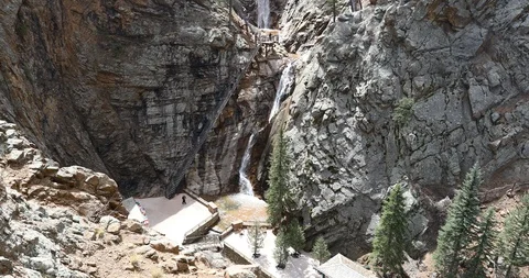 Seven Falls Colorado Stockbeeldmateriaal 89580392