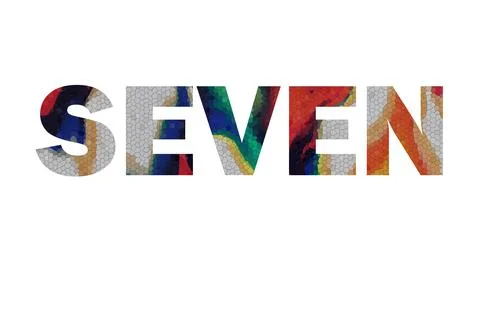 SEVEN Stock Illustration