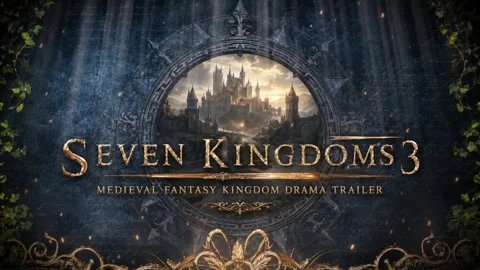 Seven Kingdoms 3 - Medieval Fantasy Kingdom Drama Trailer After Effects stock
