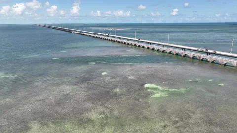 Seven Mile Bridge 05 Video stock 277897835