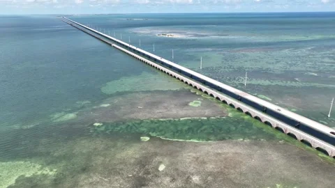 Seven Mile Bridge 06 Video stock 277897829