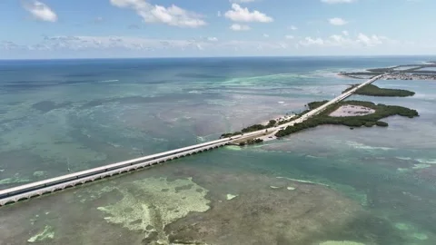 Seven Mile Bridge 07 Video stock 277897834