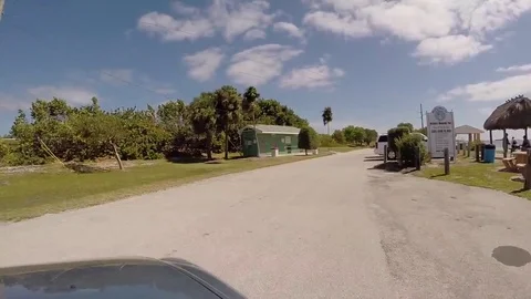 Seven mile bridge driving time lapse Stock Footage 76330342