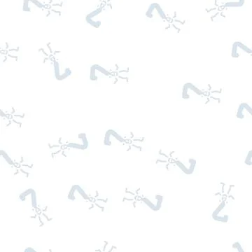 Seven number character glyph vector seamless pattern イラスト素材