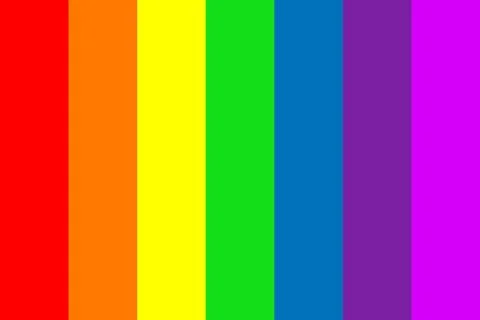 The seven primary colors of the rainbow,backgrounds Stock Illustration
