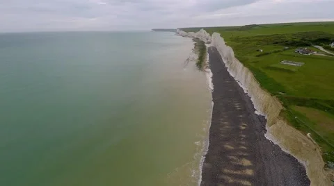 Seven Sisters cliffs 4K Stock Footage 50402143