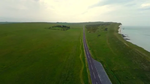 Seven Sisters cliffs 4K Stock Footage 50404750