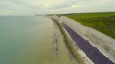 Seven Sisters cliffs 4K Stock Footage 50407571