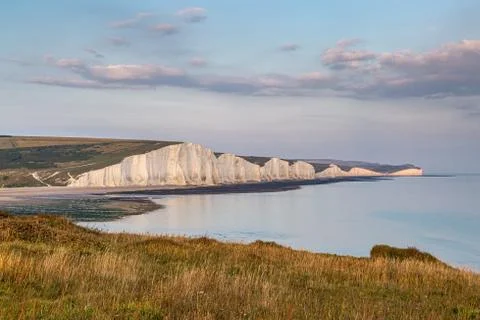 The Seven Sisters Cliffs Stock Photos