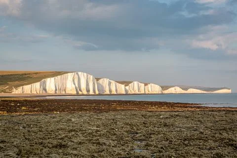 The Seven Sisters Cliffs Stock Photos
