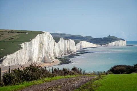 Seven Sister's cliffs Stock Photos