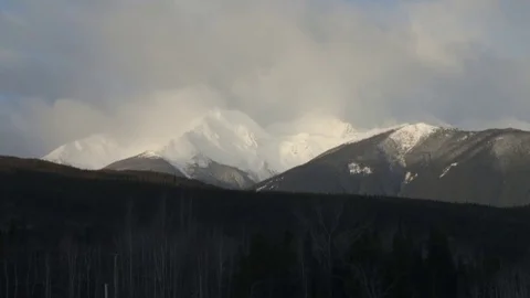 Seven sisters mountain in Canada  Video stock 76706605