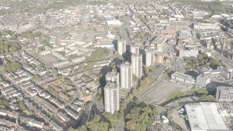 Seven Sisters Tower Blocks Stock Footage 96131686