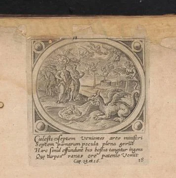 Seven teasing; Van den Apocalipsis of Openbaeringh Iohannis; Revelation of... Stock Photos