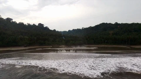 Seven waves beach Stock Footage 91448855